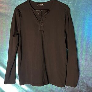 Express black long sleeve